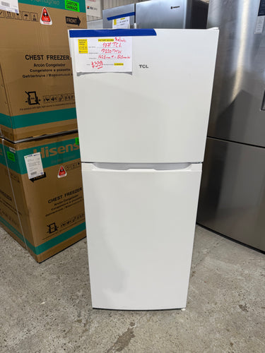 Factory second TCL P220TMW 197L Top Mount Fridge
